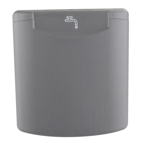 Zásuvka pro připojení vody šedá