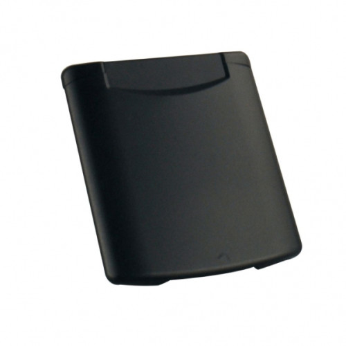 Zásuvka venkovní prázdná černá