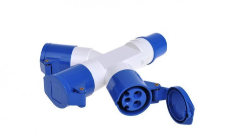 Rozdělovač proudu CEE třícestný