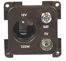 Kombinovaná zásuvka C bílá