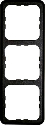 Rámeček zásuvky trojitý bílý