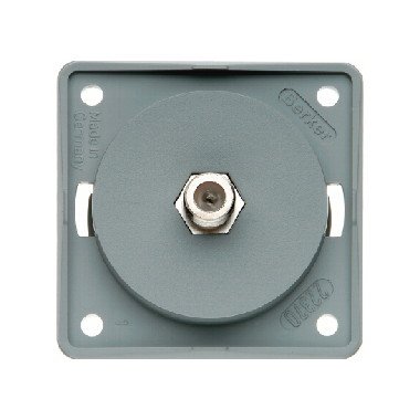 Zásuvka SAT Integro šedá