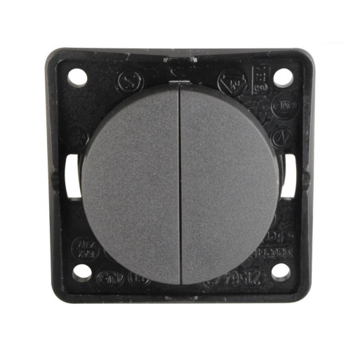 Vypínač INTEGRO sériový antracit