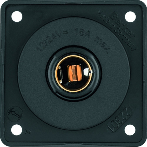 Zásuvka 12 V INTEGRO černá