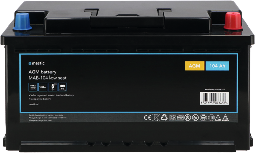 Baterie Mestic AGM MAB-104 nízké usazení