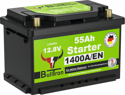 Lithiová baterie Bulltron 55Ah Starter