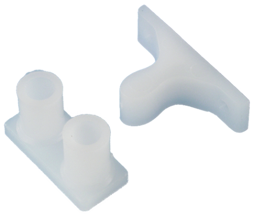 Úchytky na nábytek bílé (2ks)