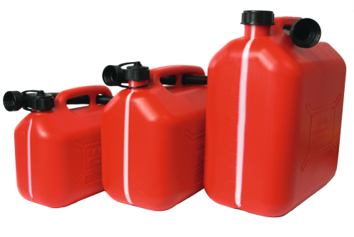 Kanystr na palivo červený, 5 litrů