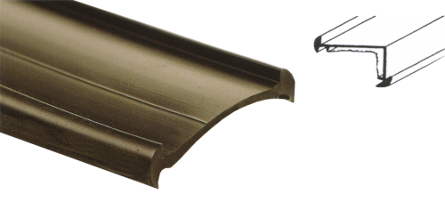 Podkladový profil okrajové lišty 20 x 11 mm