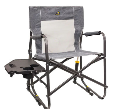 Křeslo houpací Freestyle Rocker se stolkem Heathered Pewter