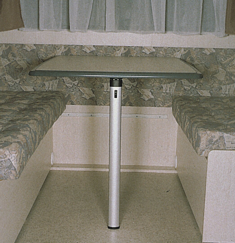 Opěrná noha skládací hnědá 675 mm