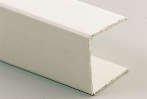 Plastový profil na nábytek 275 cm bílý 20 mm