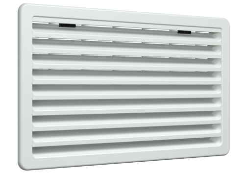 Větrací mřížka Vent 257 x 432 mm světle šedá