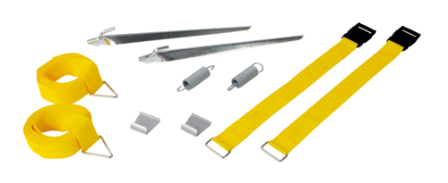 Upínací popruhy Tie Down S, žlutá