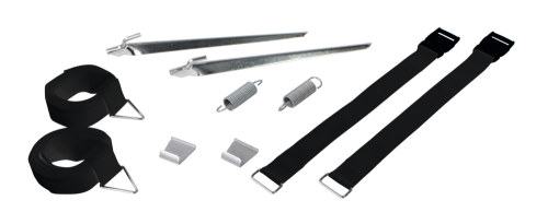 Upínací popruhy Tie Down S, černá