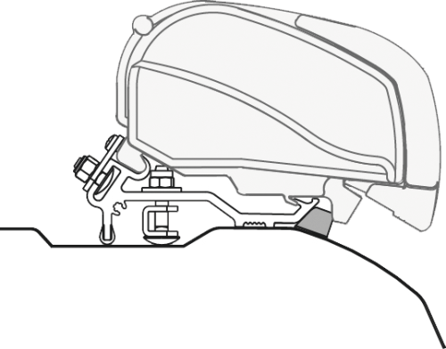 Kit Rain Guard Slim F80S Ducato