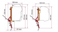 Adaptér pro Fiamma F45S/L a F43 na VW T4