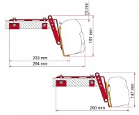 Adaptér F45/F43 Kit Roof Rail - na střešní lištu