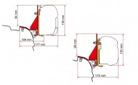 Adaptér F43 Kit VW T5/T6 Multirail Reimo