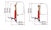 Adaptér F43 Kit Ford Custom Lift Roof