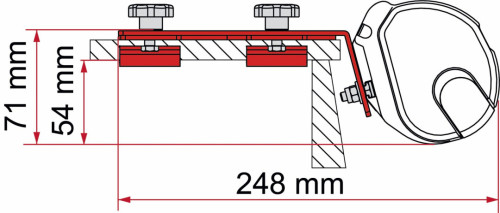 Adaptér Kit F35 Standard na střešní nosič