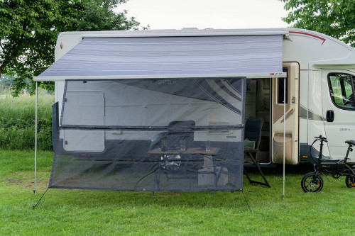 Přední stěna Sun Blocker ATINA šedá 430x80/175