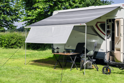 Přední stěna Sun Blocker ATINA šedá 280x80