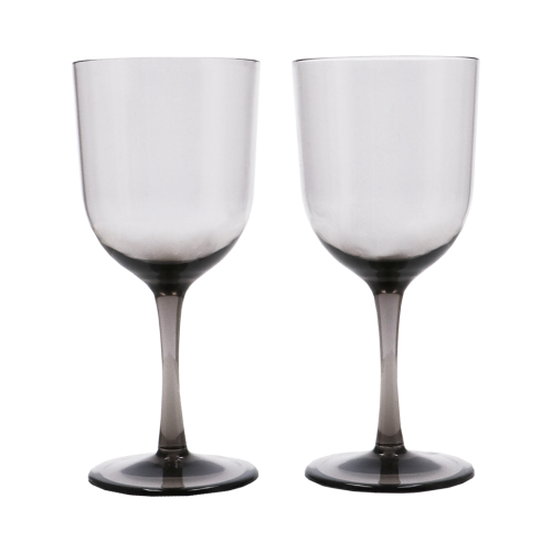 Sklenice na víno FERIA kouřové 375ml 2ks