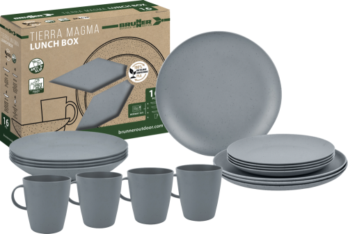 Sada nádobí PLA TIERRA MAGMA 16ks