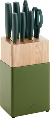 Blok na nože zelený
