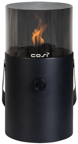 Plynová lucerna Cosiscoop černá kouřová