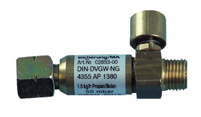 Ochrana proti protržení hadice 50 mbar