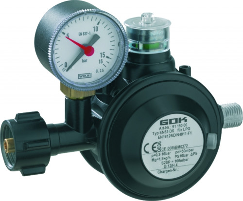 Regulátor typ EN61-DS pro plynové grily