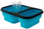 Skládací krabička na jídlo M modrá