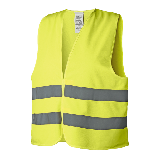 Reflexní vesta EN 20471 žlutá