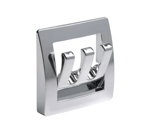 Věšák na kabáty trojitý, chrom