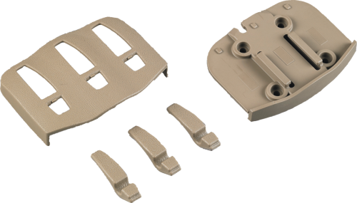 Háček nástěnný skládací béžovošedý