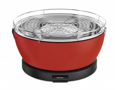 Gril stolní Feuerdesign Vesuvio červený