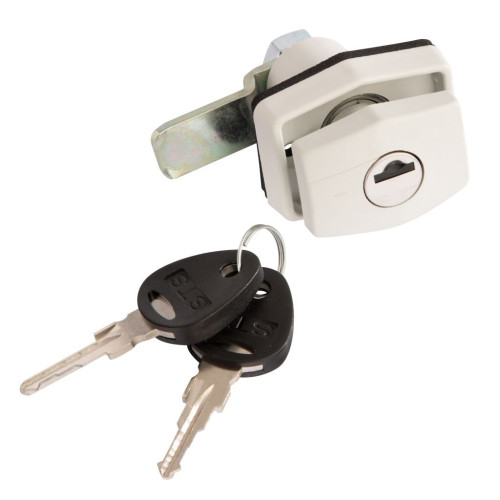 Obdélníkový zámek s klapkou STS bílý Bianco