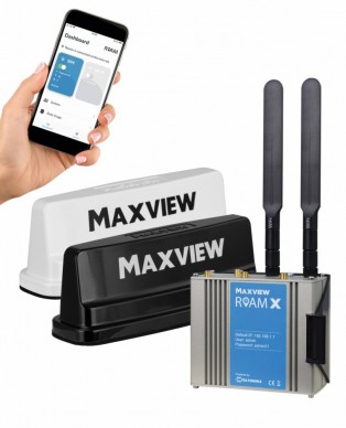 Anténa a router Maxview Roam Campervan X černá