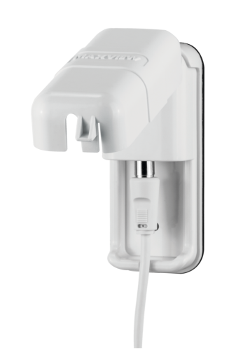 Venkovní zásuvka koax bílá