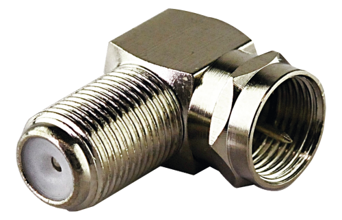 Satelitní F konektory úhlové (2ks)