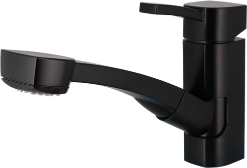 Vodovodní baterie Capri se sprchou černá