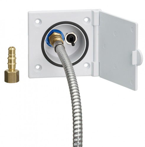 Klapka přívodu sprchy - bílá