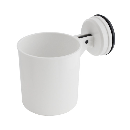 Kelímek s přísavkou bílý