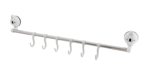 Lišta s háčky bílá