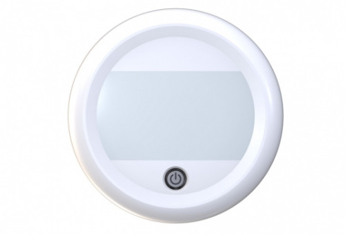 LED světlo interierové kulaté s dotykovým spínačem 13cm