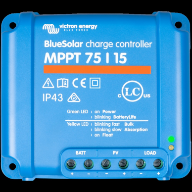 MPPT solární regulátor Victron Energy 75/15