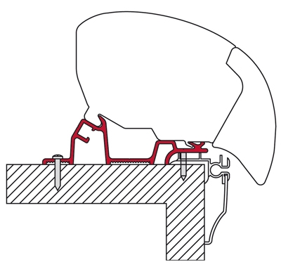Adaptér F80/65 pro Hobby Caravan od 2009