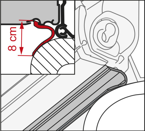 Rain Guard Lower F45S/L